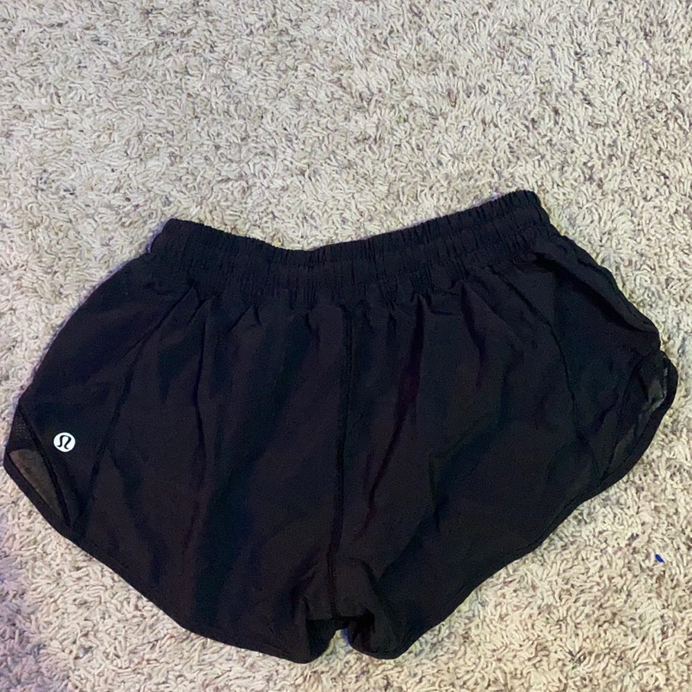 Black lululemon shorts